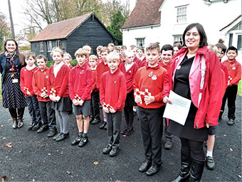 2018 Act Of Remembrance at Debden, Essex